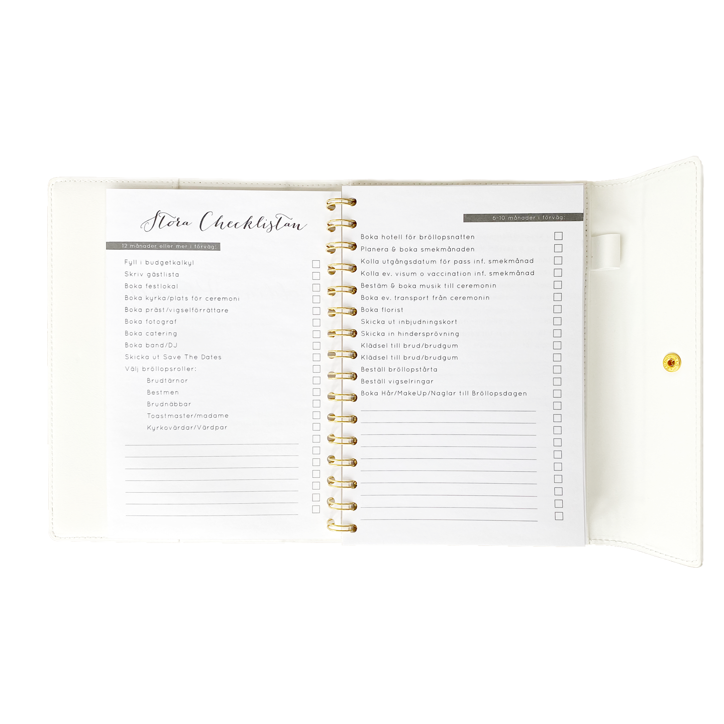 Ephemere Wedding planner bok